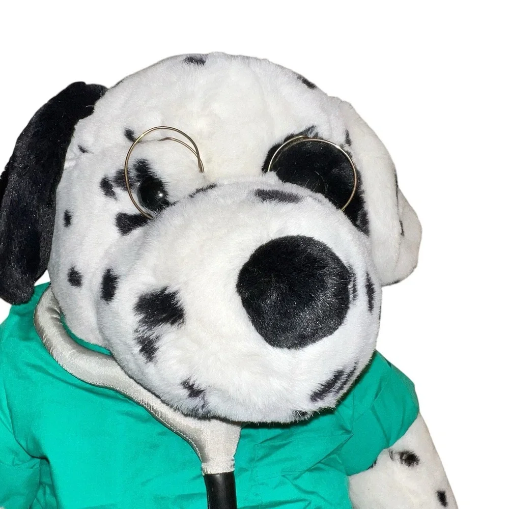 Huge Dalmatian Dog Plush Stuffed Animal in Scrub Top Stethoscope Vet Doctor‎ 25